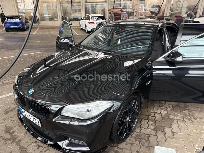 Usado BMW 520 Efficient Dynamics 190 CV (139 kW) 2017 Negro Berlina