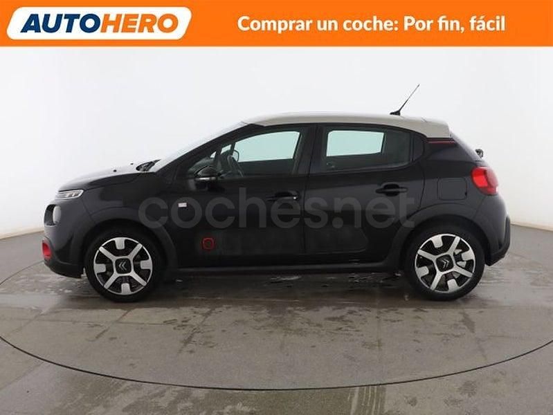 Usado Citroën C3 PureTech 82 CV (60 kW) 2018 Negro Utilitario