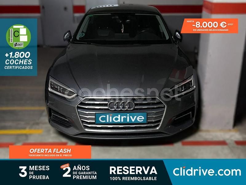 Usado Audi A5 Sportback Sport 190 CV (139 kW) 2018 Gris / plata Utilitario