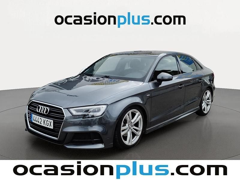 Gris Usado 2018 Audi A3 S-Line Berlina | 18.446 € (Buen precio) - Imagen 1/4