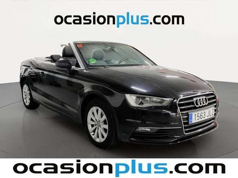 Usado Audi A3 Cabriolet Attraction 110 CV (80 kW) 2016 Negro Descapotable
