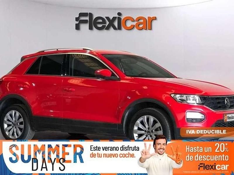 Rojo Usado 2020 VW T-Roc Advance SUV | 19.590 € (Precio justo) - Imagen 1/4