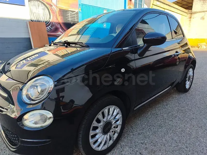 Usado Fiat 500 Lounge 69 CV (50 kW) 2020 Negro Berlina