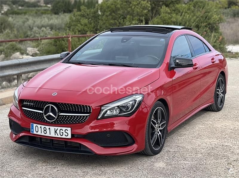 Usado Mercedes CLA220 177 CV (130 kW) 2018 Rojo Berlina
