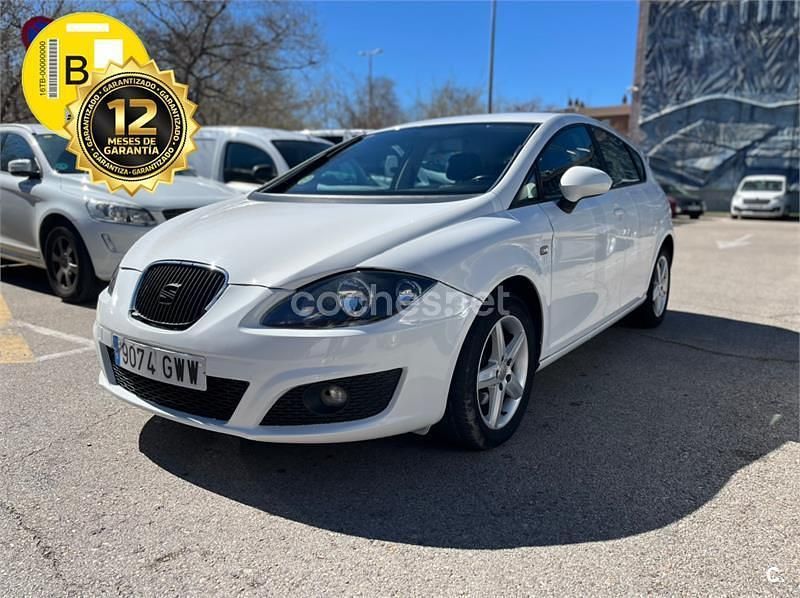 Usado Seat Leon Reference 90 CV (66 kW) 2010 Blanco Utilitario