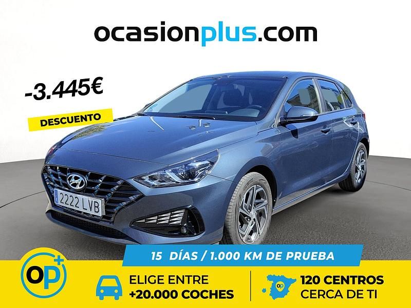 Azul Usado 2021 Hyundai i30 Berlina | 15.900 € (Precio justo) - Imagen 1/4