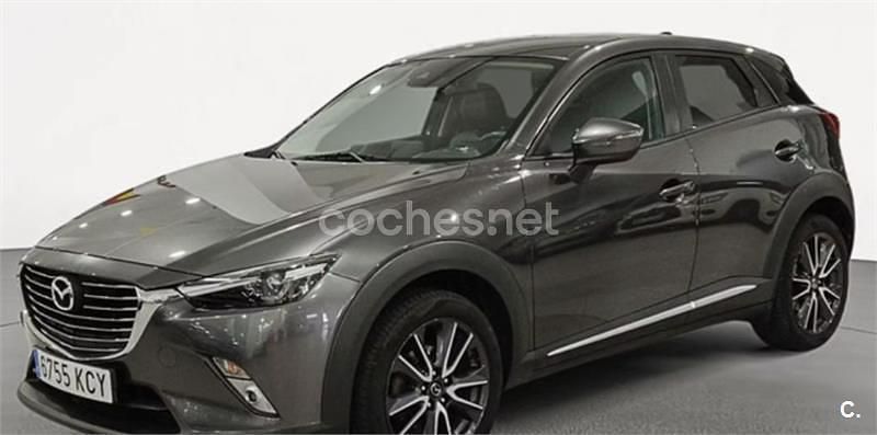 Usado Mazda CX-3 Style 105 CV (77 kW) 2017 Gris / plata SUV