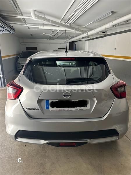 Gris / plata Usado 2018 Nissan Micra Acenta Berlina | 10.450 € (Precio justo) - Imagen 1/4