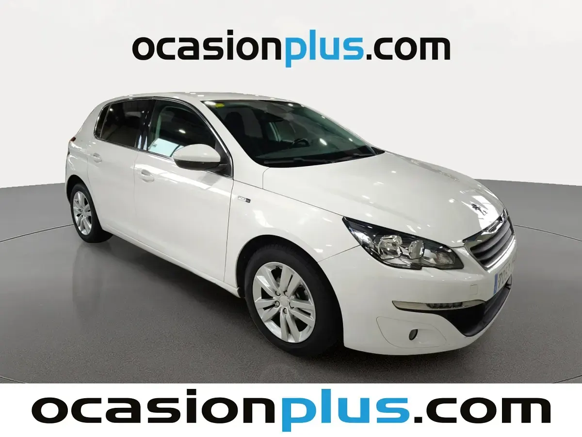 Usado Peugeot 308 Style 110 CV (80 kW) 2015 Blanco Utilitario
