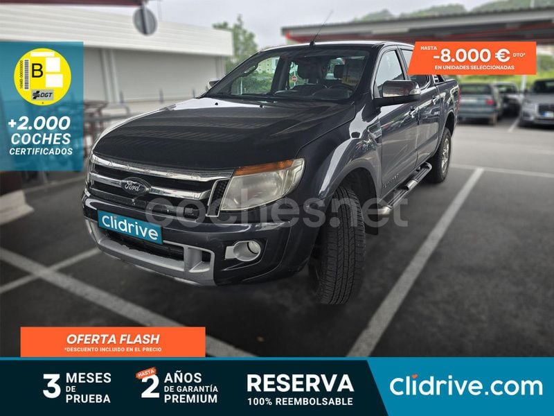 Negro Usado 2015 Ford Ranger Wildtrack Recogida | 19.990 € (Super precio) - Imagen 1/3