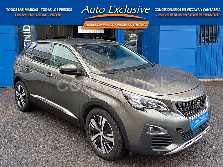 Gris / plata Usado 2017 Peugeot 3008 Allure SUV | 15.490 € (Precio justo) - Imagen 1/4