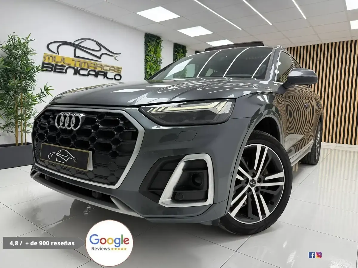 Usado Audi Q5 S-Line 367 CV (269 kW) 2021 Gris SUV
