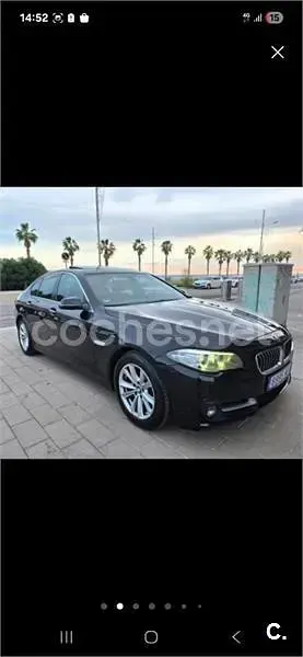 Usado BMW 520 Comfort Edition 184 CV (135 kW) 2013 Negro Familiar