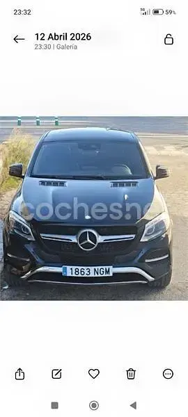 Usado Mercedes GLE350 258 CV (189 kW) 2016 Negro SUV