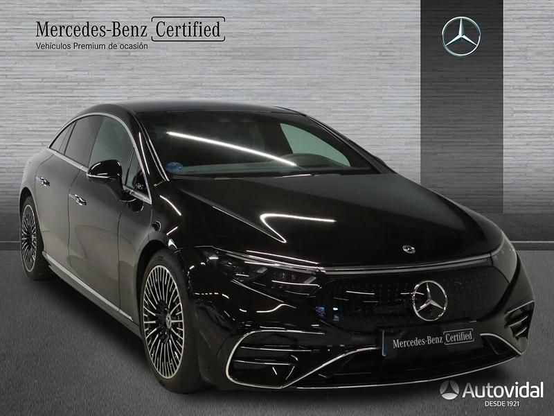 Usado Mercedes EQS580 Edition 400 kW (544 CV) 2022 Negro Berlina