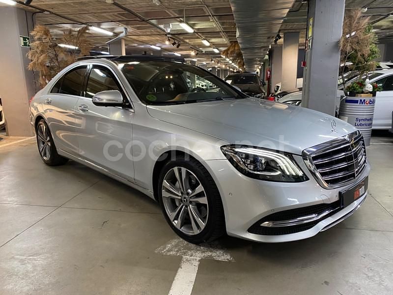 Usado Mercedes S350 286 CV (210 kW) 2018 Gris / plata Berlina