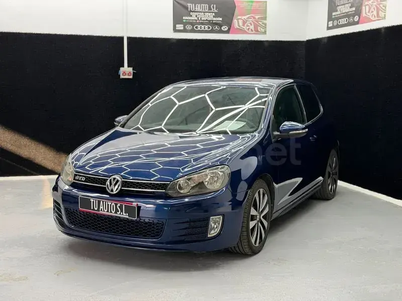 Usado VW Golf VI GTD 170 CV (125 kW) 2010 Azul Utilitario