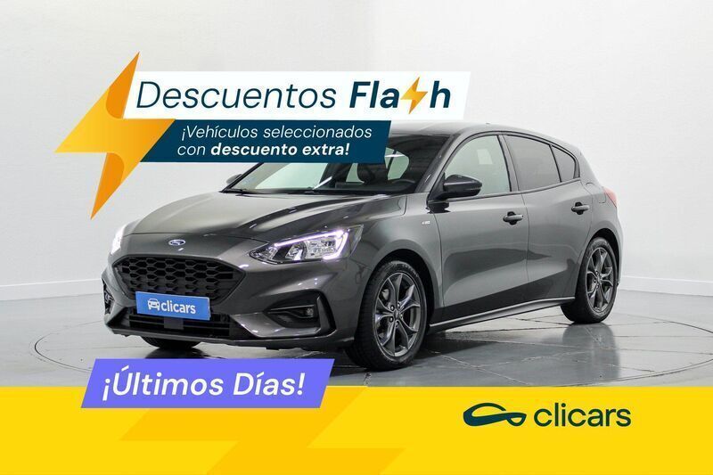 Gris Usado 2022 Ford Focus ST-Line Berlina | 18.590 € (Buen precio) - Imagen 1/4