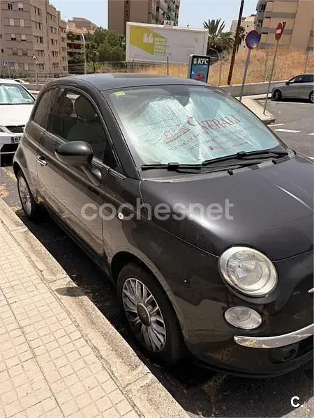Usado Fiat 500 Lounge 69 CV (50 kW) 2014 Negro Berlina