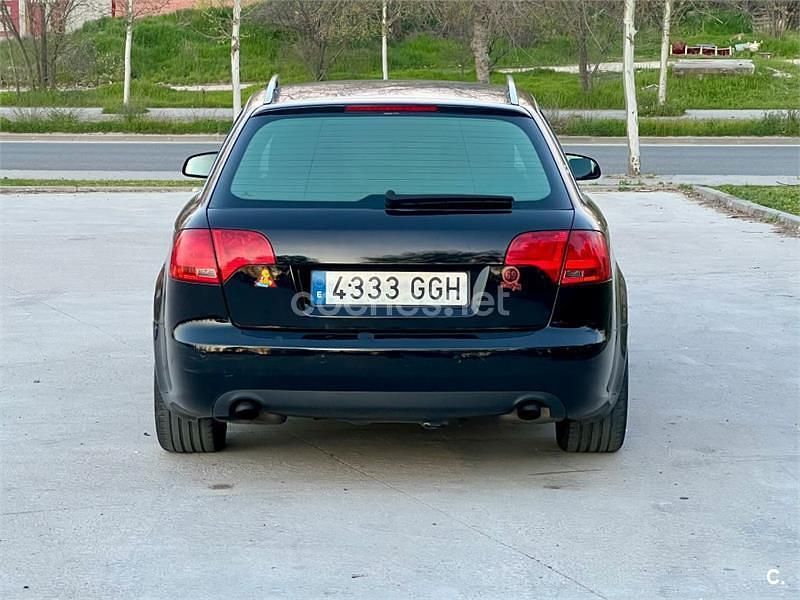 Usado Audi A4 S-Line 170 CV (125 kW) 2007 Negro Familiar