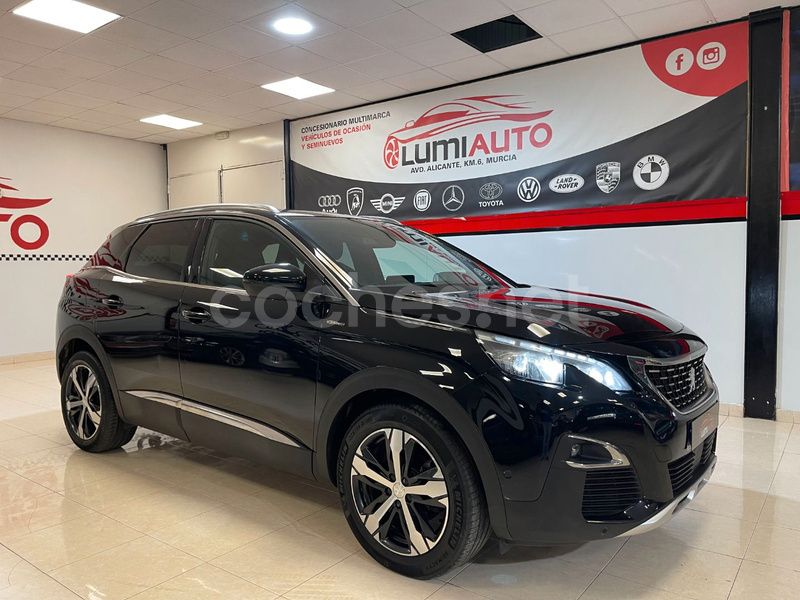Negro Usado 2019 Peugeot 3008 GT-line SUV | 18.900 € (Caro) - Imagen 1/4