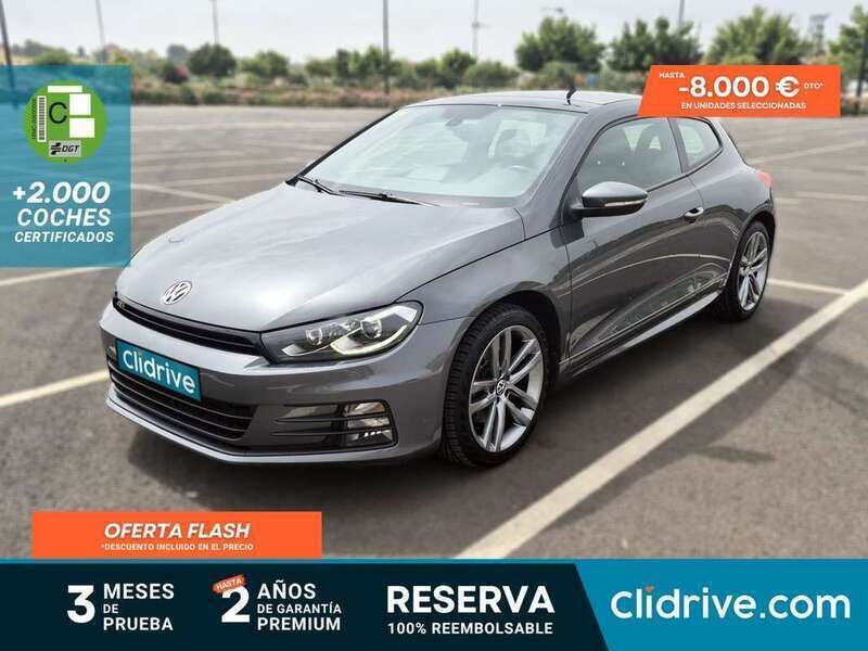 Gris Usado 2015 VW Scirocco R-line Coupe | 17.890 € (Caro) - Imagen 1/3
