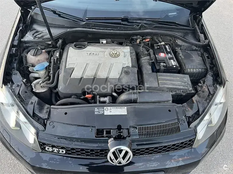 Usado VW Golf VI GTD 170 CV (125 kW) 2009 Negro Utilitario