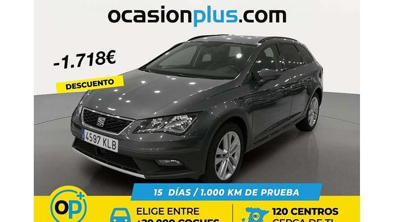 Usado Seat Leon SC FR 179 CV (131 kW) 2018 Gris Utilitario