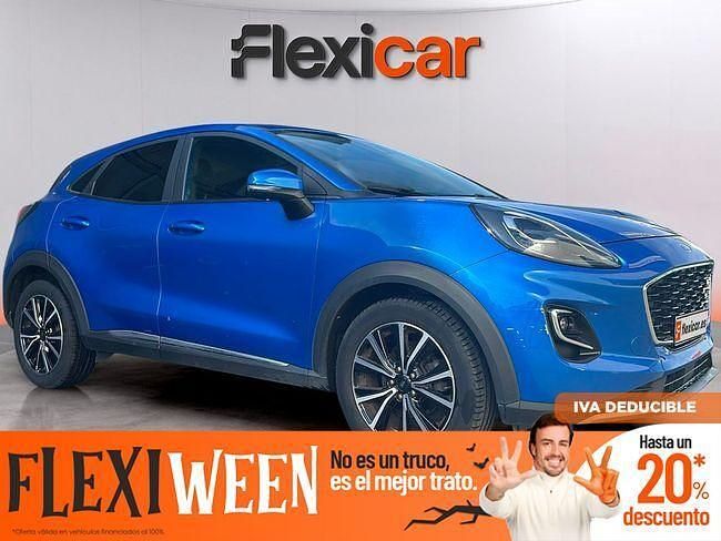 Azul Usado 2021 Ford Puma Gen-E Titanium SUV | 14.470 € (Precio justo) - Imagen 1/4