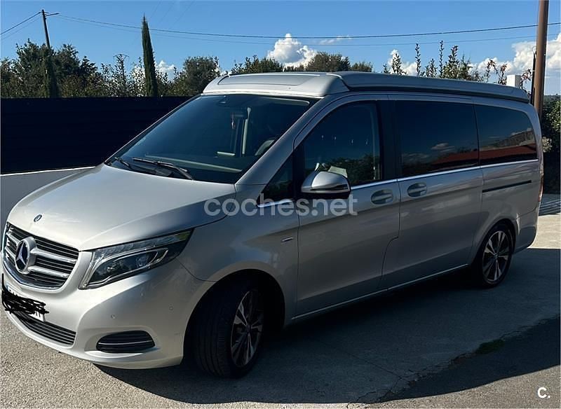 Usado Mercedes V250 Avantgarde 204 CV (150 kW) 2017 Gris / plata Monovolumen