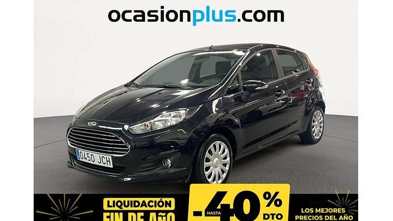 Negro Usado 2015 Ford Fiesta Trend Utilitario | 9028 € (Precio justo) - Imagen 1/4