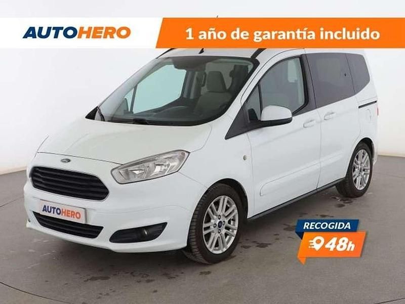 Blanco Usado 2015 Ford Tourneo Courier Titanium Monovolumen | 9799 € (Precio justo) - Imagen 1/3