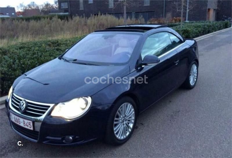 Azul Usado 2007 VW Eos Descapotable | 6299 € (Precio justo) - Imagen 1/4