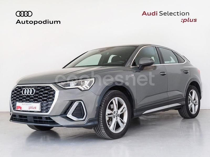Gris Usado 2020 Audi Q3 Sportback S-Line SUV | 33.750 € (Un poco caro) - Imagen 1/4