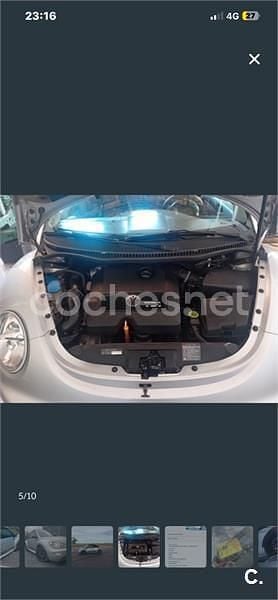 Usado VW New Beetle 100 CV (73 kW) 2004 Gris / plata Utilitario