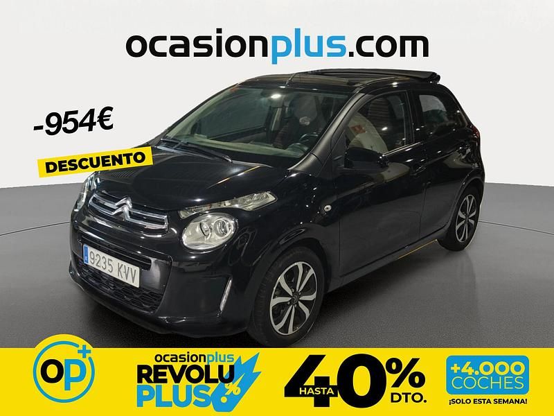 Usado Citroën C1 Shine 72 CV (52 kW) 2019 Negro Utilitario
