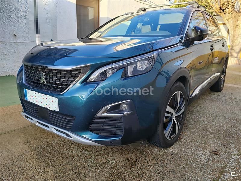 Verde Usado 2018 Peugeot 5008 GT-line Monovolumen | 20.800 € (Caro) - Imagen 1/4