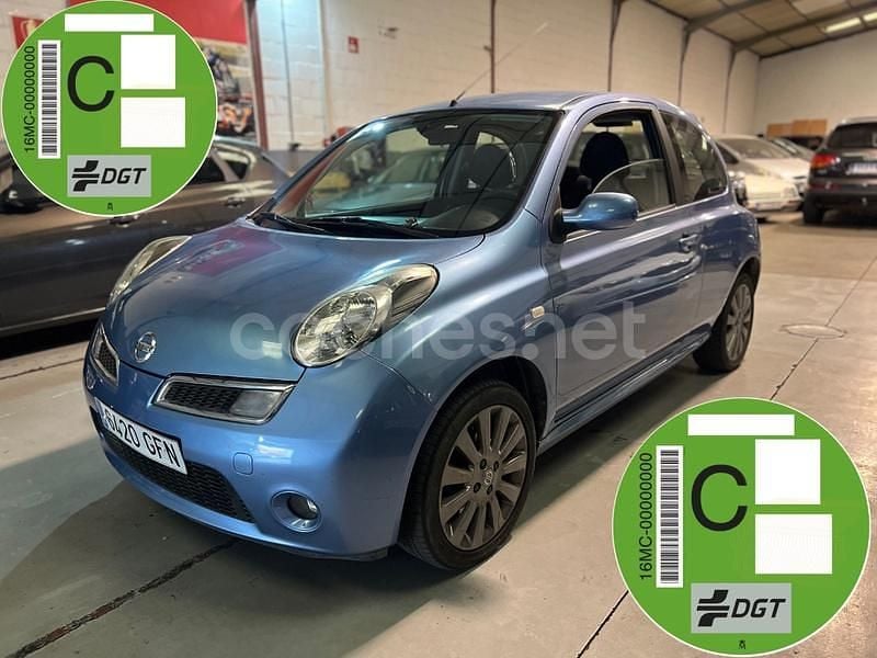 Azul Usado 2008 Nissan Micra Berlina | 4490 € - Imagen 1/4