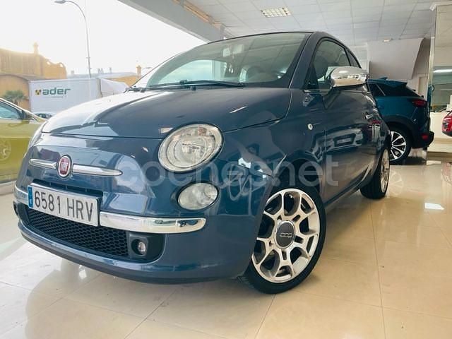 Usado Fiat 500 69 CV (50 kW) 2013 Azul Berlina