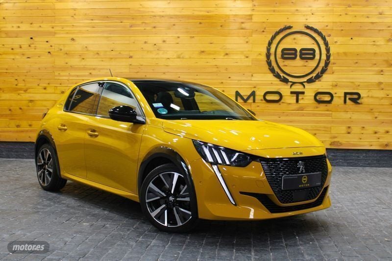 Amarillo Usado 2020 Peugeot 208 GT-line Utilitario | 15.970 € (Caro) - Imagen 1/4
