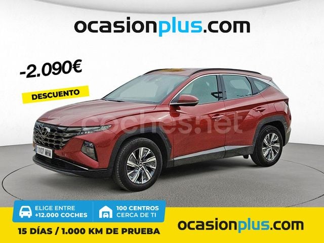 Rojo Usado 2023 Hyundai Tucson SUV | 22.590 € (Precio justo) - Imagen 1/4