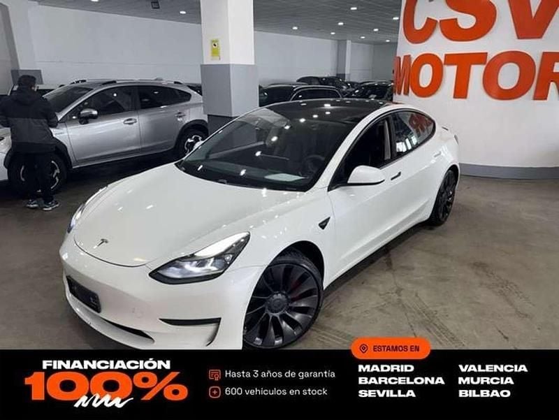Usado Tesla Model 3 Performance 359 kW (489 CV) 2021 Blanco Berlina
