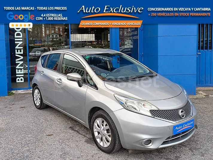 Gris / plata Usado 2014 Nissan Note Acenta Monovolumen | 6990 € (Precio justo) - Imagen 1/4
