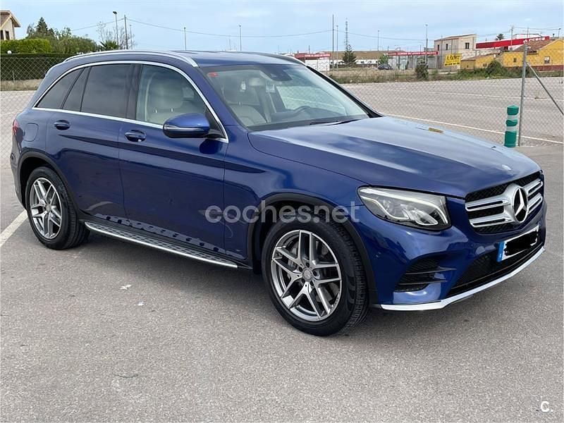 Usado Mercedes GLC220 170 CV (125 kW) 2016 Azul SUV