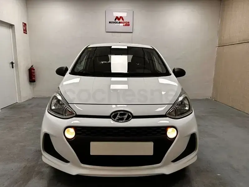 Usado Hyundai i10 66 CV (48 kW) 2016 Blanco Utilitario