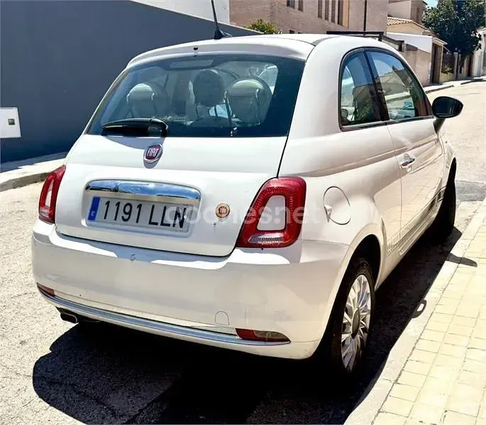 Usado Fiat 500 Lounge 69 CV (50 kW) 2020 Blanco Berlina