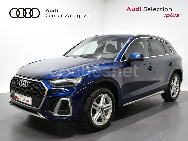 Azul Usado 2021 Audi Q5 S-Line SUV | 39.900 € (Precio justo) - Imagen 1/4