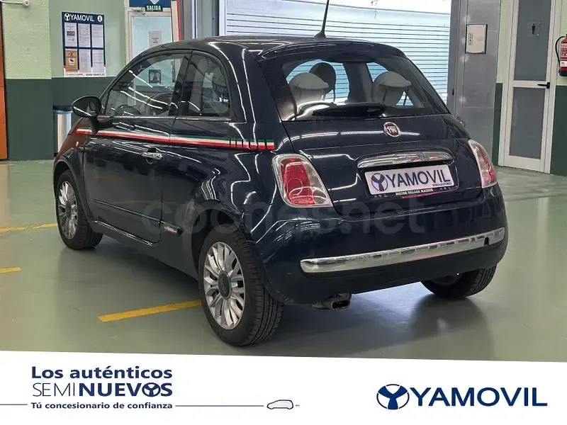 Usado Fiat 500 Lounge 69 CV (50 kW) 2014 Azul Berlina