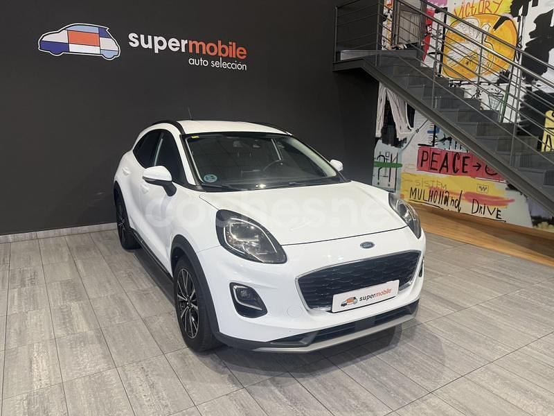 Blanco Usado 2020 Ford Puma Gen-E Titanium SUV | 16.900 € (Precio justo) - Imagen 1/4