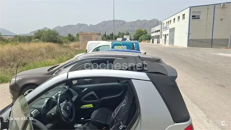 Usado Smart ForTwo Cabrio Pure 71 CV (52 kW) 2007 Gris / plata Descapotable